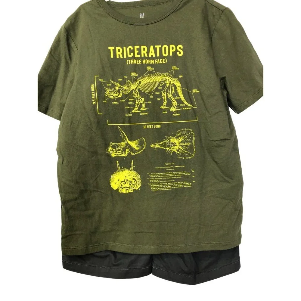GAP Boy's 2-Piece Short Sleeve‎ T-Shirt & Shorts Outfit Set SZ 10/12 NWT
